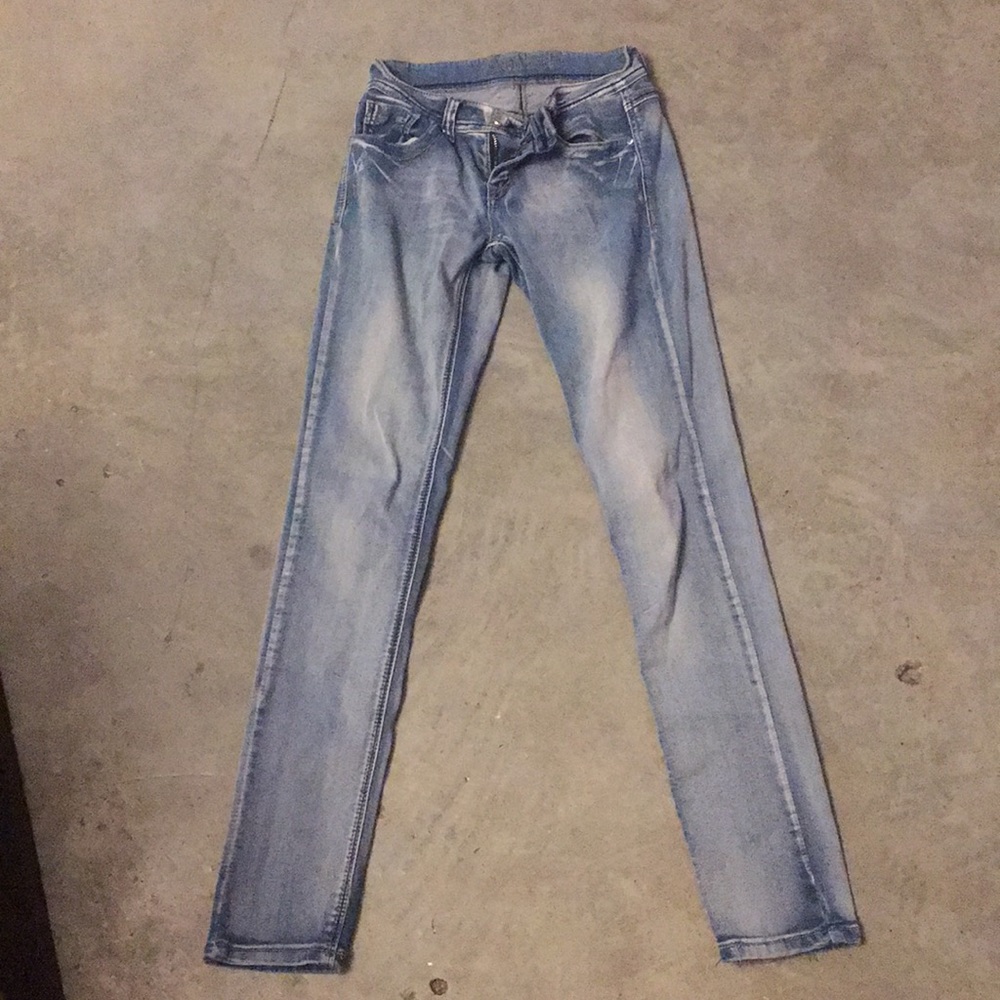 Bamboo skinny jeans